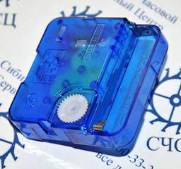 Прозрачный синий кварцевый часовой механизм шток 12 мм без петли